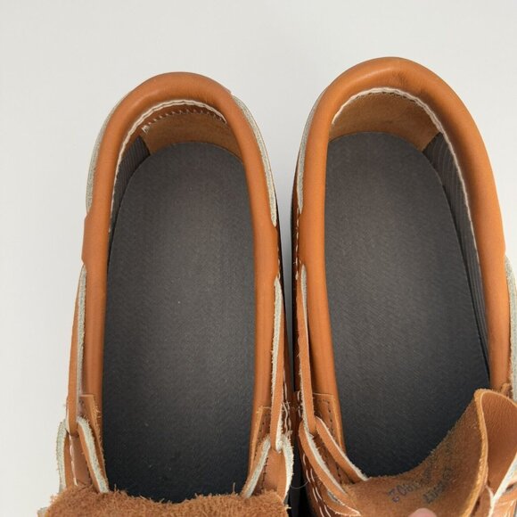 Women's L.L.Bean Rubber Moc Boots Size 10 M Tan Brown - Picture 7 of 10